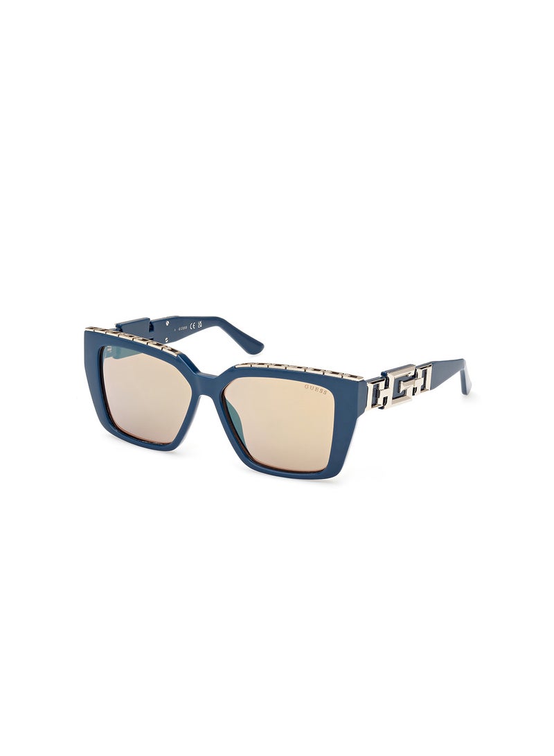 GUESS Women's UV Protection Square Sunglasses - GU791590G55 - Lens Size: 55 Mm - Image 1